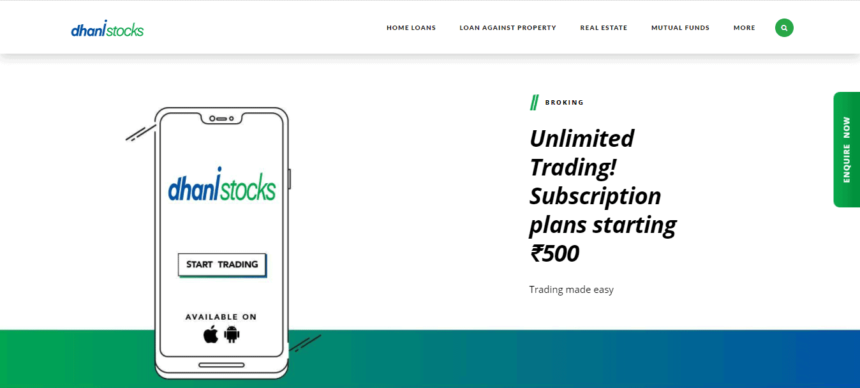 Screenshot from the Home page of Indiabulls shubhwebsite