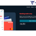 A screenshot from the home page of the Monzo website