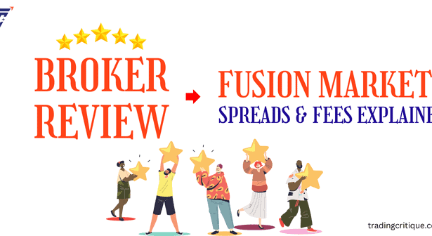 fusion markets spread and fees