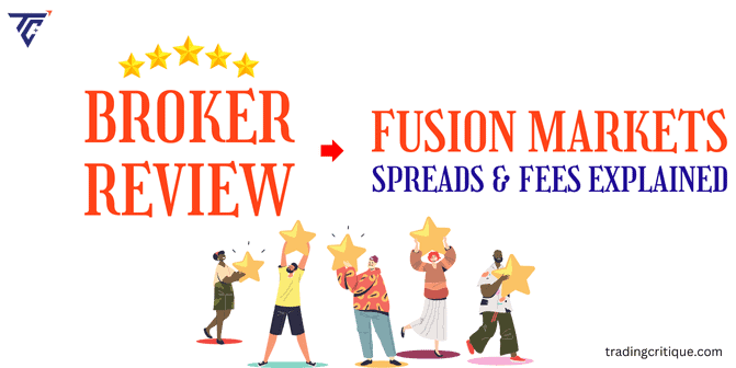 fusion markets spread and fees