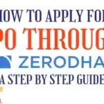 How to apply IPO through Zerotha